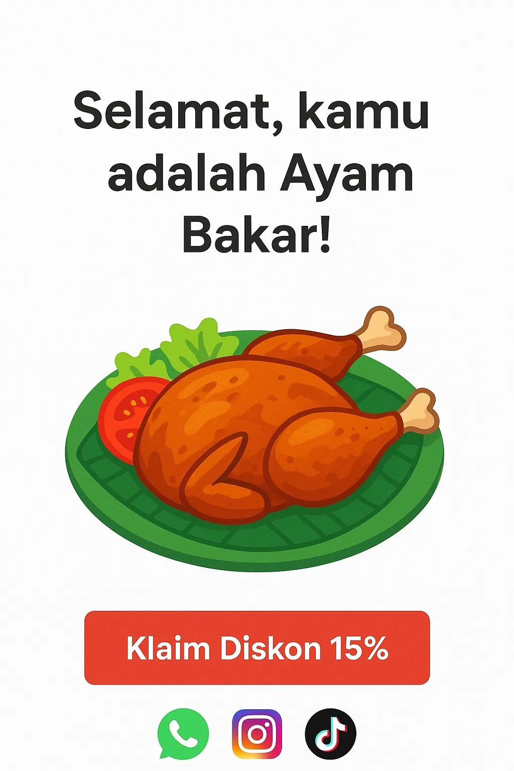 Ayam Bakar Result